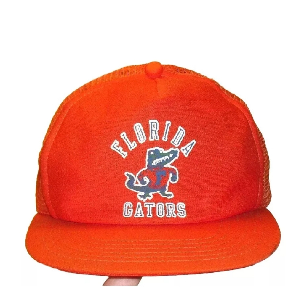 Florida Gators 80s 90s Vintage Original Mens Trucker Mesh Snapback hat Ncaa